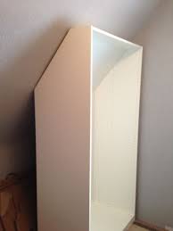 Das anbringen der bretter für das regal kann auf verschiedene arten erfolgen. Pax In Der Dachschrage Bauanleitung Zum Selberbauen 1 2 Do Com Deine Heimwerker Community Dachschragenschrank Kleiderschrank Fur Dachschrage Dachschrage