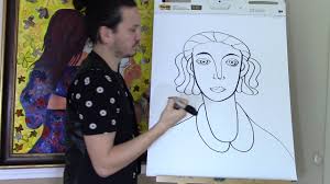 Considered to be one of the finest examples of the artist's last works on paper, visage will appear at auction for the first time, having been in a private collection since its acquisition from the family of the artist in 1976. Henri Matisse How To Draw Like Henry Matisse Tutorial Youtube