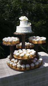 27 Rustic Wedding Cake Ideas To Wow Your Guests Amaze Paperie Rustic Cake Stands Rustic Cupcake Stands Cake And Cupcake Stand