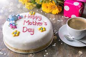 Me contro te big cake. Celebration Cake Writing Happy Mothers Day Decorated With Flowers Stock Photo Picture And Royalty Free Image Image 97365225