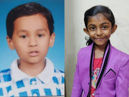 Madhvendra Pratap Sharma and Pooja Shree National Under-8 Champions