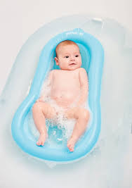 The Inflatable Bath Mattress Is A Smart Innovative Product That Allows Parents On The Move To Efficiently Bath T Inflatable Baby Bath Baby Bath Cool Baby Stuff