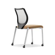 You won't be upset the reclining back has a locking lever and a tension control knob. Hon Nucleus Guest Chair With No Arms