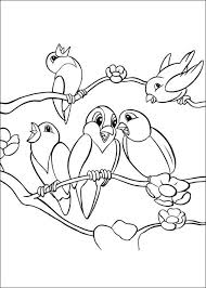 The most common bird coloring pages feature various species of birds. Birds School Of Bird Singing Together Coloring Page Bird Coloring Pages Coloring Pages Cute Coloring Pages