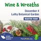 Wine and Wreaths event in Peoria, IL
