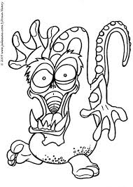 Dessin monstre de halloween facile à réproduire. Coloriage Monstre Dessin Pour Enfant Dessin Gratuit A Imprimer