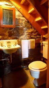 Cranberry Isles Home House The Wadsworth House Bathroom Under Stairs Basement Bathroom Design Under Stairs