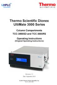 On the manufacturers list, click dionex hplc: Thermo Scientific Dionex Ultimate 3000 Series Operating Instructions Manual Pdf Download Manualslib