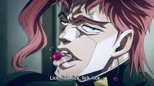 Kakyoin Lick Jojo S Bizarre Adventure 2012 Jojo S Bizarre Adventure Jojo Bizarre