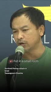 I hid in a small room with 11 other people, we could hardly breathe."...