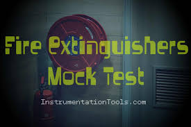 To achieve a fire rating an extinguisher must consistently be able to extinguish a test. Fire Extinguishers Mock Test
