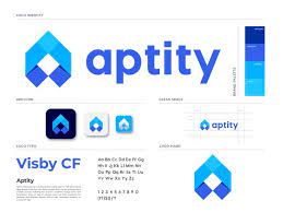 Aptity Branding Logo Presentation Branding Logo Mark
