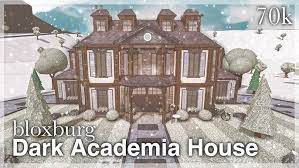 Bloxburg Dark Academia House Speedbuild Exterior Youtube There are lots of minecraft house ideas… if you want to make minecraft modern house, then pick the shade of the squares dependent on that genre. bloxburg dark academia house