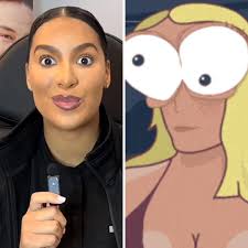 She's starting to look masculine in the face.