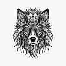 Maybe you would like to learn more about one of these? Poster Mandala Tete De Loup Par Slhkh10 Redbubble