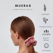 Mueras Silk Satin Hair Scrunchies Ties Pack of 3 for Women and Girls (Grey,  Pink and Black) : Amazon.in: Jewellery