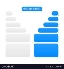Message Bubbles Design Template For Messenger Chat Vector Illustration Download A Free Preview Or High Quality Adobe I Phone Template Design Template Bubbles