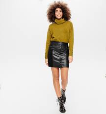 *l'action promotionnelle double de points est valable du 01/04/2021 au 07/04/2021 inclus dans la boutique en ligne marc o'polo et dans les magasins marc o'polo. Mini Jupe Effet Cuir Noir Jupes Femme Promod