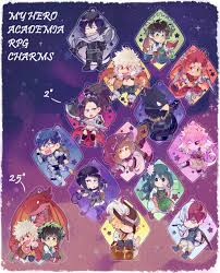 2 2 5 Double Sided Acrylic Charms Glitter Epoxy Star Clip Attachment My Hero Academia Episodes My Hero Academia Merchandise My Hero