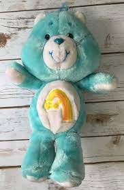 Vintage 80s Kenner Care Bears Wish Bear Blue Plush Stuffed Animal 1983 Plush Stuffed Animals Care Bears Animals