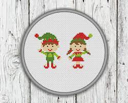 You simply will not find these patterns at your local needle craft store. Christmas Elves Counted Cross Stitch Pattern Happy Elves Funny Santa S Elves Needlepoint Pattern Pdf Instant Download Cross Stitch Patterns Christmas Needlepoint Patterns Cross Stitch
