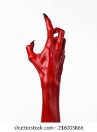 Red Devils Hands Red Hands Satan Stock Photo 216005866 | Shutterstock