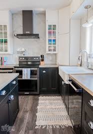 Want a space that helps hide marks left. Our Kitchen Makeover With Black Stainless Steel Appliances The Diy Mommy Black Stainless Steel Kitchen Industrial Kitchen Design Black Stainless Steel Appliances