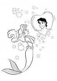 In this romantic scene from the little mermaid, eric holds ariel in his arms when she approaches to a ship meet the prince eric, a handsome young and sailor too. Ariel Dreams Of Prince Eric Coloring Pages Mermaid Coloring Pages Colorings Cc
