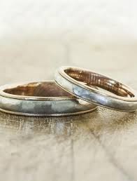 Edo Lightly Hammered Mixed Metal Wedding Band Matching Metal Wedding Bands Matching Wedding Rings Mixed Metals Wedding