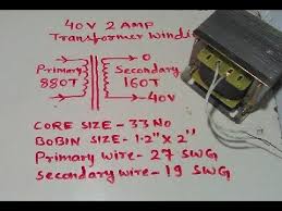 How To Make 40 Volt 2 Amp Transformer Easy At Home Yt 54 Youtube In 2020 Transformers Electronic Parts Amp