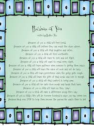 Because Of You Pdf Google Drive Teacher Encouragement Teacher Appreciation Poems Teacher Inspiration