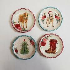 Add red pepper, celery, onions and olives; Pioneer Woman Christmas Holiday Appetizer Plates Set Of 8 Different Dog Tree 30 16 Picclick Uk