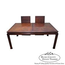 Henredon Asian Influenced Mahogany Burl Wood Dining Table Furniture Prices Furniture Design Wooden Asian Dining Tables