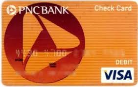 Need to change your debit card pin? Bank Card Check Card Pnc Bank United States Of America Col Us Vi 0156