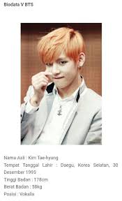 Find kim taehyung age, height, net worth, bio, family, siblings, girlfriend, birthday, and many more. Biodata Bts I Love You Bts Jungkook Army S Amino