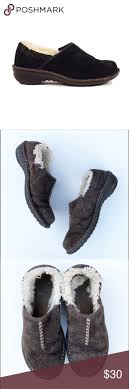 Ugg Betty Suede Shearling Slip On Clogs Uggs Womens Uggs Slip On Shoes