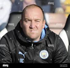 Nick Cushing, Manchester City manager Stock Photo