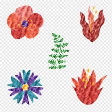 Floral pattern leaves and red pomegranate fig vector. Leaf Swirl Png Images Pngwing