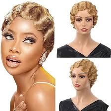 Amazon.com: Short Curly Wigs for Black Women Afro Big Curly Black Wigs with  Bangs Fluffy Natural Looking Synthetic Wigs for African American Women  Daily Cosplay Party Use Soft Hair (Black)