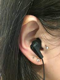 For Those Asking About Tragus Piercings And Wearing Earphones Piercing