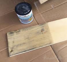 Varathane Weathered Wood Accelerator Ana White Woodworking Projects Weathered Wood Aging Wood Wood Treatment