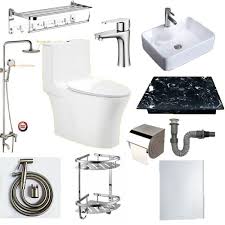 Combo phụ kiện nhà tắm giá rẻ - Thiết bị vệ sinh M90home