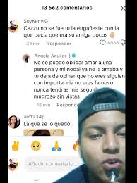 Angela Aguilar contestó un comentario que un joven le hizo a Nodal, ahí  ella lo trató de ( mugroso sin vistas😱) el hojeen tomó capture del  comentario he hizo un video, por