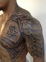 Shoulder Tattoos Tattoo Insider Shoulder Armor Tattoo Armour Tattoo Half Sleeve Tattoos For Guys
