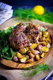 Boneless Roasted Leg Of Lamb With Baby Potatoes And Fennel Recipe Roast Lamb Leg Lamb Recipes Boneless Leg Of Lamb