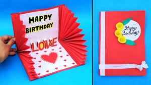 In this video, i am going to show you special cards making at home.please like the video, if you liked the card. Beautiful Birthday Card Idea Handmade Greetings Card For Loved Ones Diy Birthday Pop Up Card Youtube