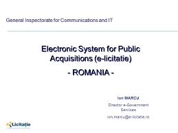 • to offer efﬁcient services supporting the. Electronic System For Public Acquisitions E Licitatie Romania Electronic System For Public Acquisitions E Licitatie Romania Ion Marcu Director Ppt Download