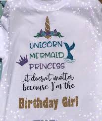 Birthday Outfit Ideas For 9 Year Old Daughter Unicorn Birthday Shirt Mermaid Birthday Shirt My Daughter S Magical Birthday Shirt Is So Glit Unicorn Birthday Outfit Birthday Shirts Kids Birthday Shirts