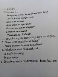 Neupi ka ayeuna pisan = 8 guru wilangan. 1 Tangtukeun Guru Lagu Jeung Guru Wilangan 2 Naon Tema Guguritan Di Luhur 3 Naon Amanat Tina Eta Brainly Co Id