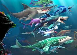 You will play a friendly shark to . Hungry Shark Evolution Mod Apk Unlimited Coins Gems Money For Free Tricksvile Shark Shark Drawing Evolution